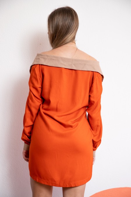 Vestido Valesca | Laranja - Image 3