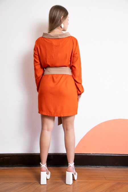 Vestido Valesca | Laranja - Image 4