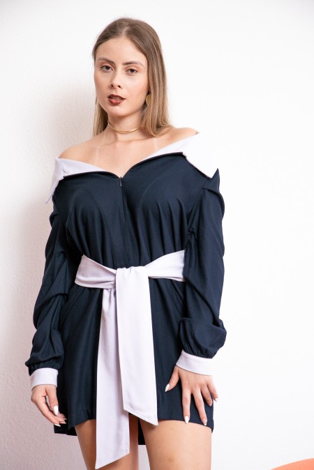 Vestido Valesca | Azul Marinho