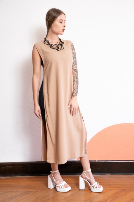 Blusa Alongada Pollyana | Cappuccino - Image 3