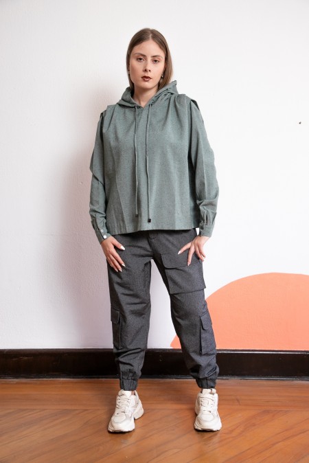 Blusa Luma | Verde Militar - Image 3