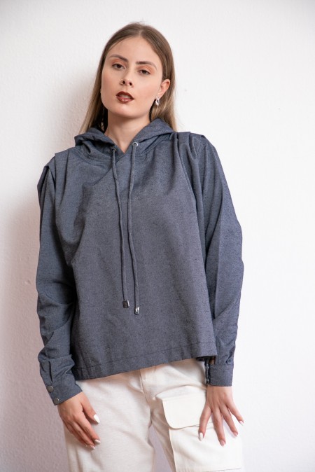 Blusa Luma | Azul Marinho